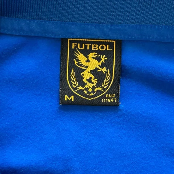 Blue Futbol Italia Track Jacket- Medium - Picture 4 of 7